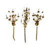 French Style Gilt Painted Sconces