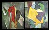 Lot of 2 William Draper Abstract Paintings, ca. 1930s