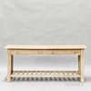 White Painted Pine Console Table
