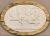 Non-factory, Non-period Marked Wedgwood & Bentley Solid White Jasper Plaque