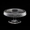 E. 20TH C. HAWKES CUT GLASS FOOTED TURNOVER BOWL