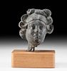 Roman Leaded Bronze Head of Apollo