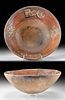 Huari Pottery Bowl w/ Sea Creatures