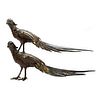 Pair of Asian Bronze Figures of Pheasants