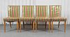 T.H. Robsjohn-Gibbings Widdicomb Dining Chairs, 4