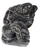 Large Inuit Carved Soapstone Sculpture