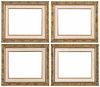 Four Matching Modern Reverse Profile Frames 