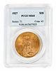 1927 St. Gaudens $20 Gold Coin 