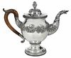 Curry and Preston Coin Silver Teapot