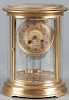 French crystal regulator clock with a Marti movement, retailed by Bailey Banks and Biddle, 10 3/4'' h.
