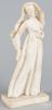 Marble sculpture of a woman, early 20th c., 19 1/2'' h.