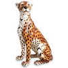 Italian Porcelain Cheetah Statue