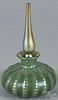 Lundberg Studio contemporary art glass perfume bottle, signed and dated 1994, 5 1/2'' h.