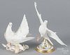 Four Boehm porcelain animals, 20th c., to include a dove, 6 3/4'' h., a Peace dove, 8 3/4'' h.