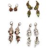 (3Pc) Michal Negrin Earring Collection