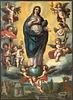Italian School, first half of the 17th Century, "Immaculate Conception".
Oil on copper.