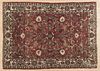 Antique Persian carpet, 6'9'' x 4'9''.