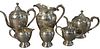 Six Piece Sterling Silver Tea Set, to include water pitcher, 70 t.oz.