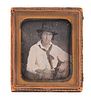 1849 Gold Rush Prospector Samuel Hammet Daguerreotype