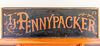 1800's Tin Pennypacker General Store Sign