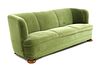 A Danish Art Deco three-seater sofa,