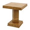 An Art Deco maple side table,
