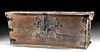 Large 17th C. Colonial Spanish Wood Chest w/ Iron Lock