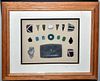 Framed Collection Meso-American Artifacts