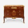 A Louis XVI Style Gilt-Bronze Mounted Parquetry Commode Late 19th/early 20th century