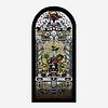 A Bogenrief Studios Stained Glass Window Panel 20th century