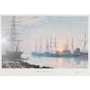 John Stobart Print, Sunrise Over Nantucket 1835
