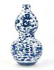 Chinese Blue & White Dragon Gourd Vase,Guangxu P.