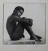 George Valentine Dureau (1930-2014, New Orleans), "The Thinker," 20th c., large silver gelatin photographic print, unsigned, shrink wrapped, H.- 41 in