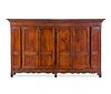 A French Provincial Walnut Bibliotheque