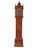 A George III Lacquered Tall Case Clock