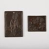 Pair of 17th c. European Bronze Plaques