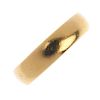 A 22ct gold band ring. Hallmarks for Sheffield, 1962. Weight 5.3gms. <br><br>Overall condition fair