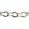 A 9ct gold horseshoe bracelet. Designed as a series of horseshoe links, to the spring ring clasp. Ha