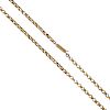 An early 20th century 9ct gold chain. The belcher-link chain, to the push-piece clasp. Length 48.6cm