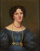 19th c. Continental School Portrait of Woman Painting