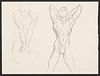 Paul Cadmus Two Male Nude Figures Graphite on Paper