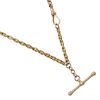 An early 20th century 9ct gold Albert. The fancy-link chain, with lobster clasp and jump ring termin