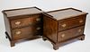 Pair of English Petite Oak Dressers, 18th Century