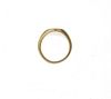 (544516-10-A) An 18ct gold signet ring. The oval-shape panel, with castle turret crest seal, to the