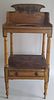 19th Century Sheraton Grain and Paint Decorated Washstand