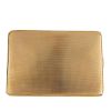 (546082-1-A) A 1920s 9ct gold cigarette case. Of rectangular-shape outline, with engine-turned desig