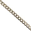 (57474) A 9ct gold hollow curb-link necklace. Hallmarks for Sheffield. Length 52cms. Weight 35.4gms.
