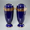 Pair Maurice Pinon Art Deco porcelain vases