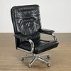 Pace Collection, leather, chrome executive chair