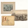 (3) drawings, 19th/20th century